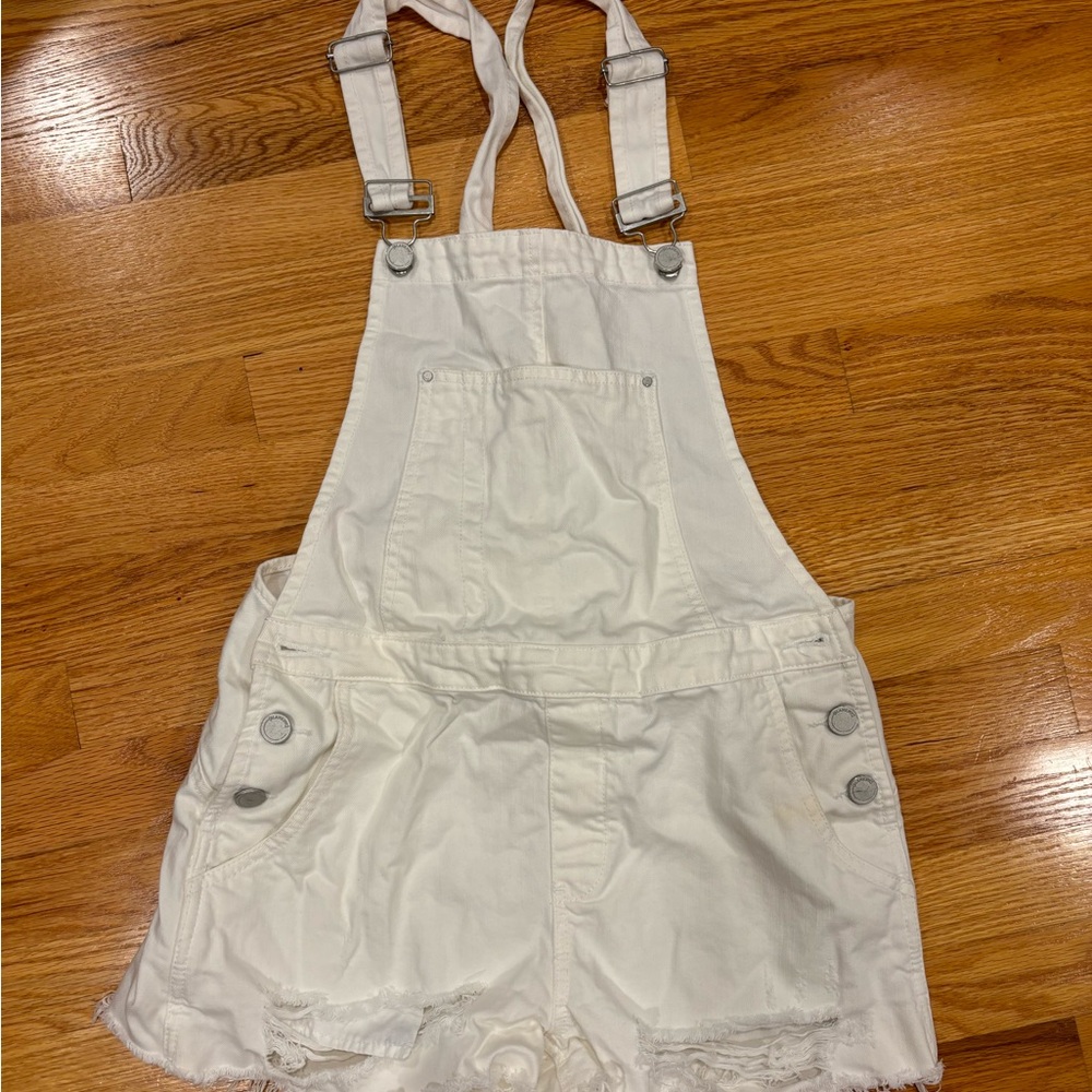 Blank NYC White Overalls